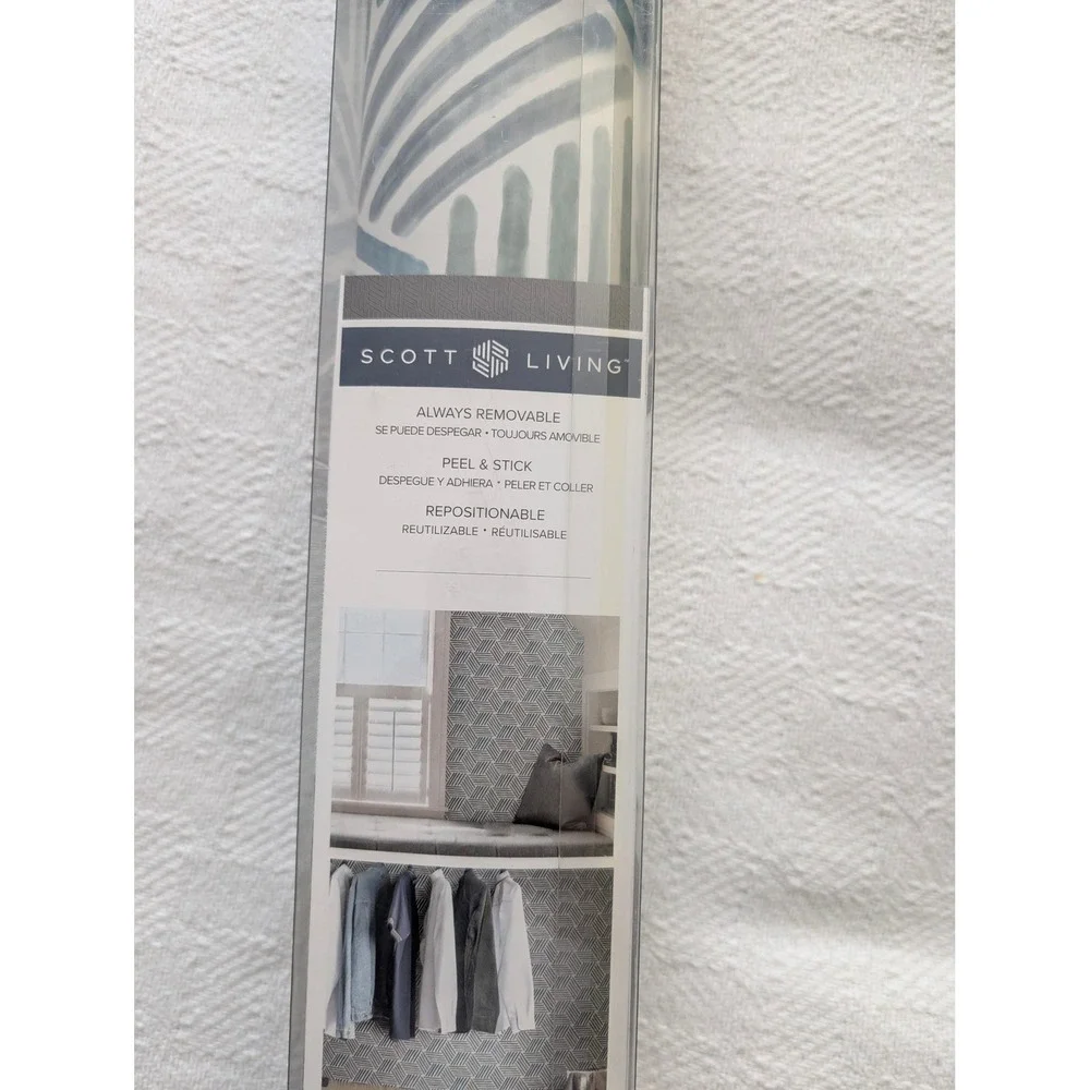Scott Living Aegean Peel and Stick Wallpaper 20.5 in x 18 ft, Covers 30.75 SQ ft